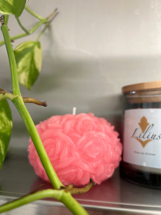 Rosenbeet Kerze